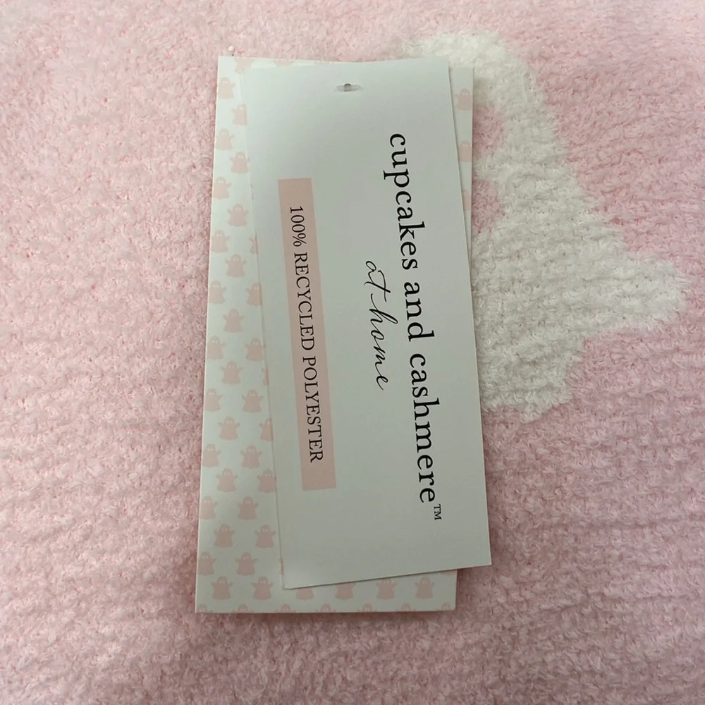 Cupcakes & Cashmere Oversized GHOST Print Throw